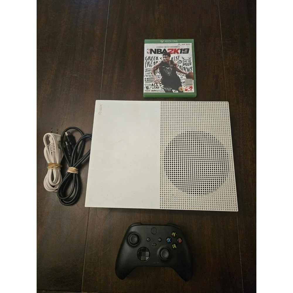 Microsoft Xbox One S 1TB Console Bundle ‎ w/ Wireless Controller And 1 Game
